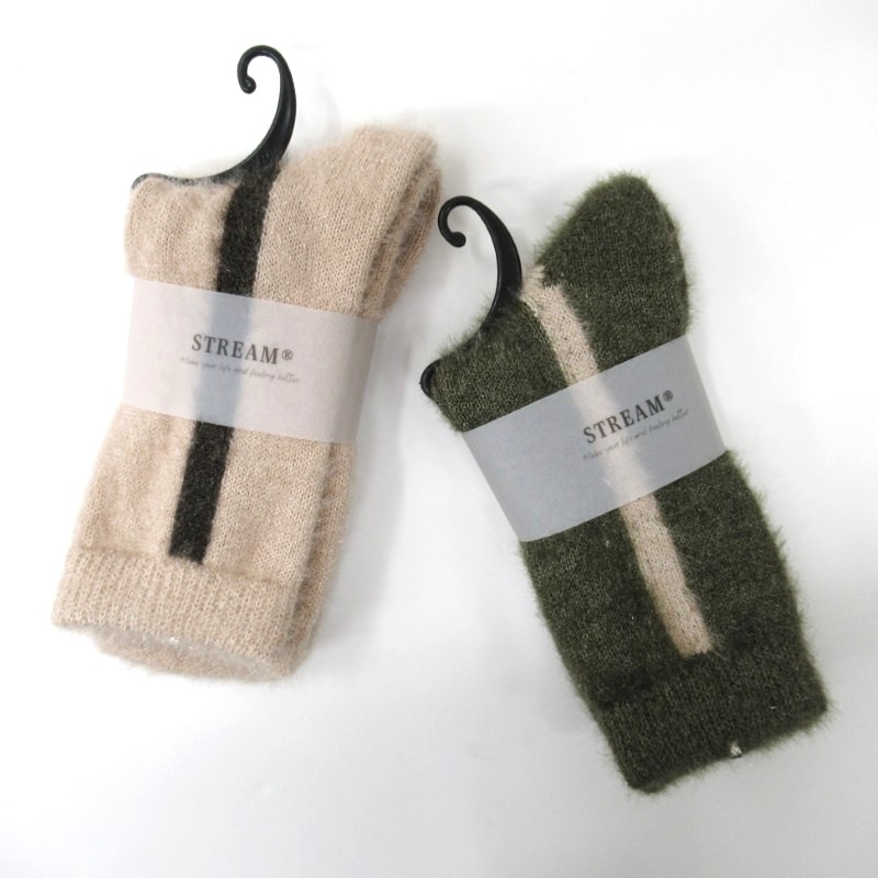 STREAM サイドラインクルーソックス